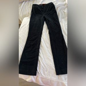 Aunthenic D&G black suede and velvet like pants